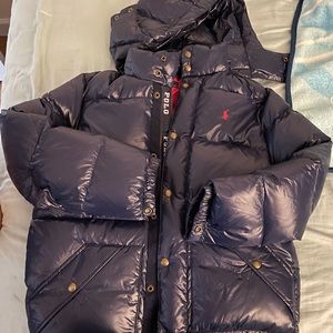 Navy blue polo Ralph Lauren boys coat